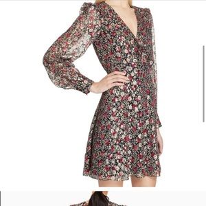 Kate spade floral metallic multi color black